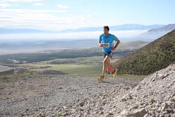 Top of Pyramid Run, Rob Howell winner of veteran mens� race